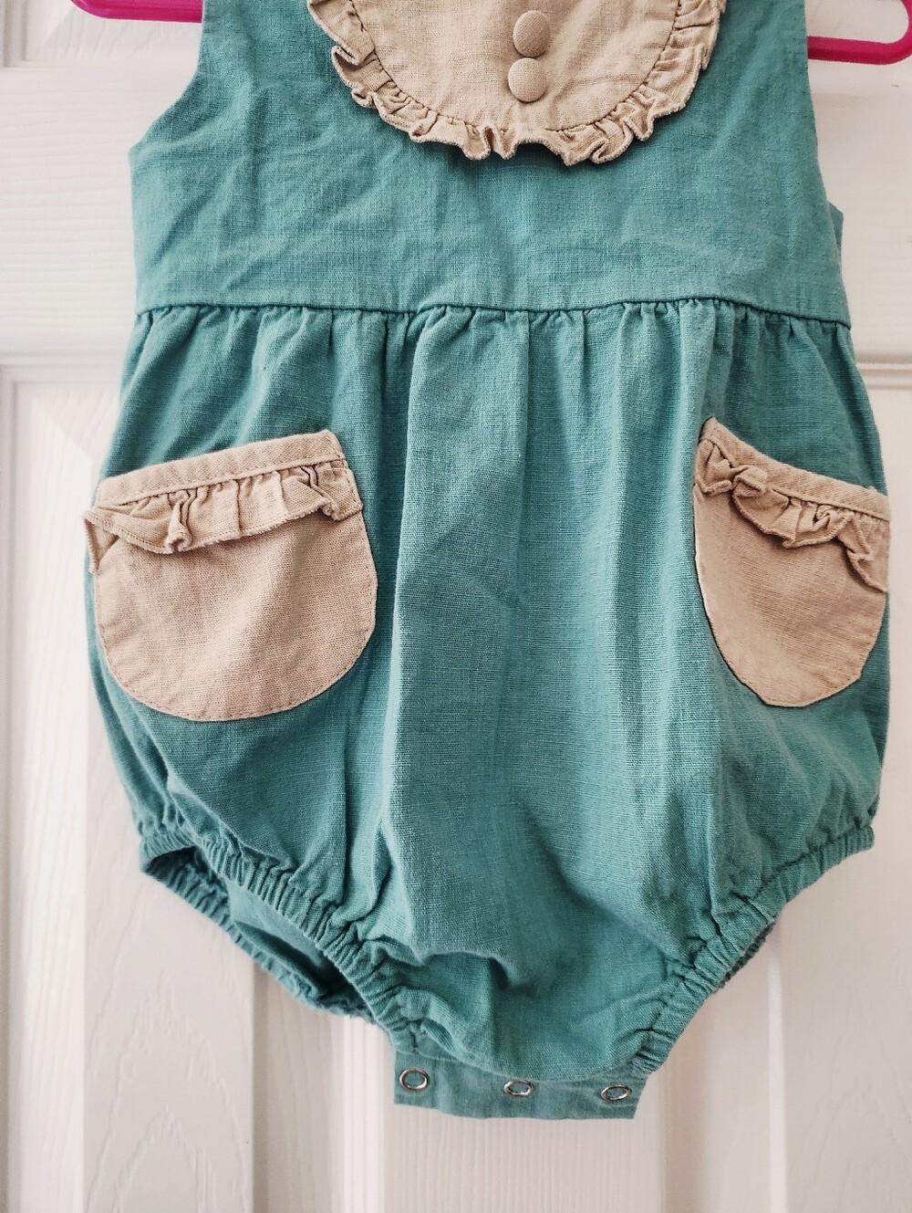 🦚 4/$20 🦚 Ruffle Baby Romper - Picture 3 of 6